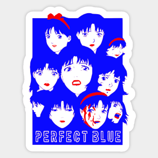 Perfect Blue Sticker